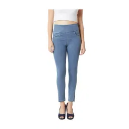 Miss Chase Blue High Rise Jeggings image 1