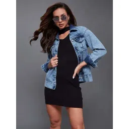 Miss Chase Blue Plain Jacket-picture-40