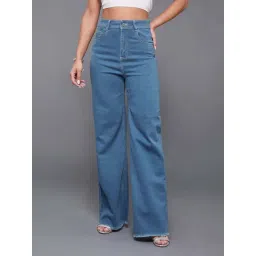 Miss Chase Blue Plain Jeans-picture-28