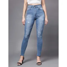 Miss Chase Blue Plain Jeans-picture-42