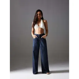 Miss Chase Blue Plain Jeans-picture-11