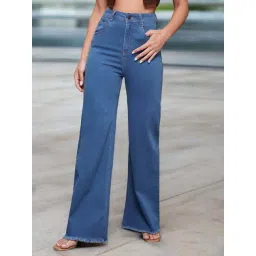 Miss Chase Blue Plain Jeans-picture-35