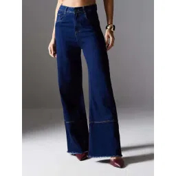 Miss Chase Blue Plain Jeans-picture-37