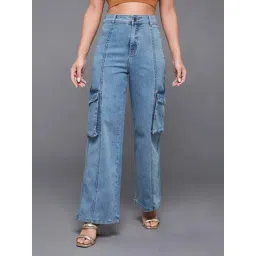 Miss Chase Blue Plain Jeans-picture-38