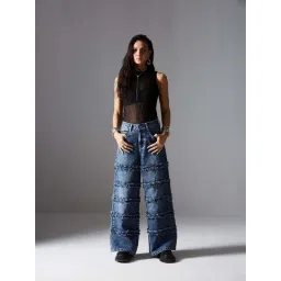 Miss Chase Blue Plain Jeans-picture-44