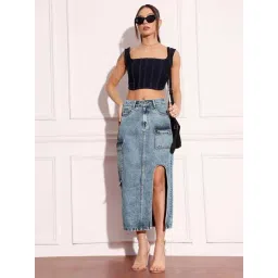 Miss Chase Blue Skirt-picture-14