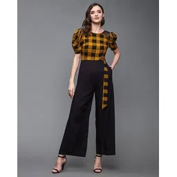 miss chase Checked Round-Neck Jumpsuit-picture-21