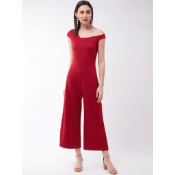 Miss Chase Cherry Red Cap Sleeve Jumpsuit-picture-40