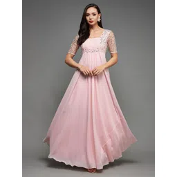 Miss Chase Embellished Sequinned Georgette Maxi Dress-picture-38