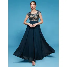 Miss Chase Green Floral Print Maxi Dress-picture-36