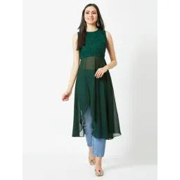 Miss Chase Green Self Pattern Tunic-picture-16