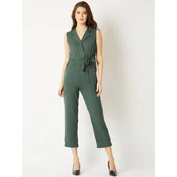 Miss Chase Green Solid Basic Jumpsuit-picture-25