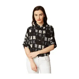Miss Chase Grey Printed Shirt-picture-35