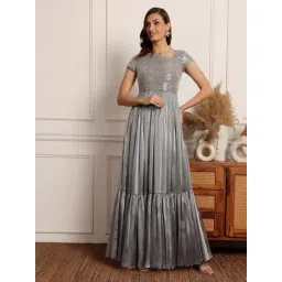 Miss Chase Grey Relaxed Fit Dress-picture-32