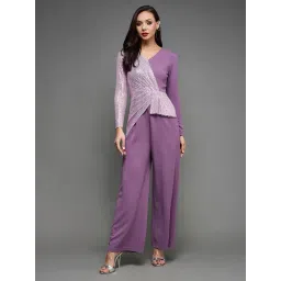 Miss Chase Lavender Embellished Jumpsuit-picture-24