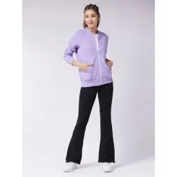 Miss Chase Lavender Relaxed Fit Jacket image 4