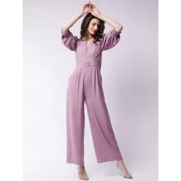 Miss Chase Lavender V Neck Jumpsuit-picture-34