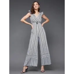 Miss Chase Multi Rayon/Viscose Stripes Jumpsuit-picture-36