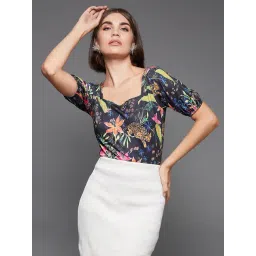Miss Chase Multicolor Floral Print Top-picture-40