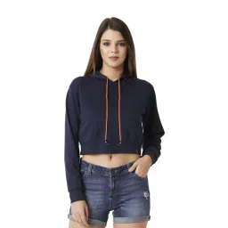 Miss Chase Navy Cotton Regular Fit Hoodie-picture-27