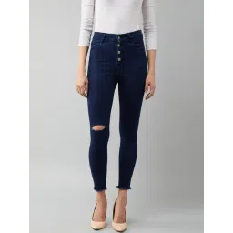 Miss Chase Navy Skinny Fit High Rise Jeans-picture-29