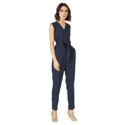 Miss Chase Navy V Neck Jumpsuit-picture-38