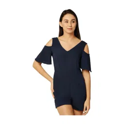 Miss Chase Navy V Neck Playsuit-picture-35