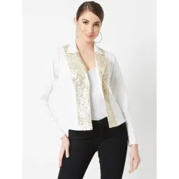 Miss Chase Off-White Embellished Jacket-picture-20