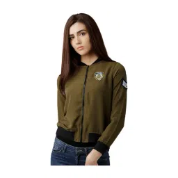 Miss Chase Olive Loose Fit Jacket-picture-43