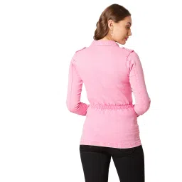 Miss Chase Pink Cotton Jacket image 2