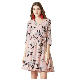 Miss Chase Pink Floral Print Dress-picture-36
