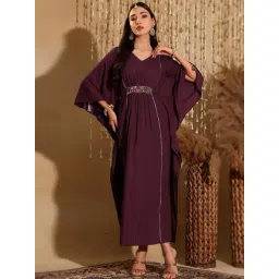 Miss Chase Purple Solid Dress-picture-27