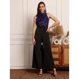 Miss Chase Ring Of Fire Women Sequined Halter Jumpsuit-picture-25