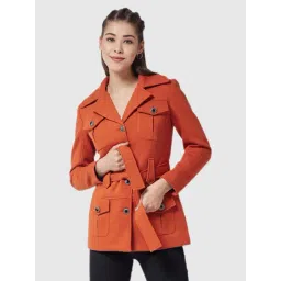 Miss Chase Rust Relaxed Fit Jacket-picture-33