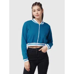 Miss Chase Teal Relaxed Fit Jacket-picture-34