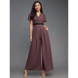 Miss Chase V-Neck Basic Jumpsuit-picture-27