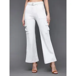 Miss Chase White Denim Slim Fit High Rise Jeans-picture-26