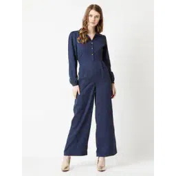 miss chase Wide-Legged Jumpsuit with Shirt Collar-picture-18