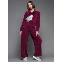 Miss Chase Wine Sweatshirt With Pants-picture-45
