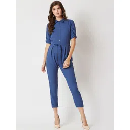 Miss Chase Women Blue Solid Jumpsuit-picture-39
