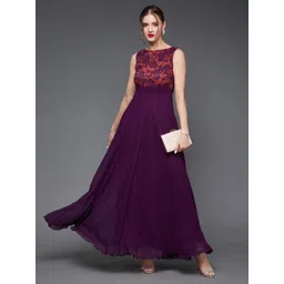 Miss Chase Women Boat Neck Sleeveless Maxi Dress-picture-13