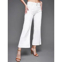 Miss Chase Women Flared Clean Look Stretchable Jeans image 4