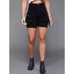 Miss Chase Women High-Rise Denim Shorts-picture-35