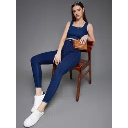 Miss Chase Women Skinny Fit High-Rise Clean Look Stretchable Jeans-picture-28