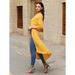 Miss Chase Women V-Neck Longline Top-picture-41