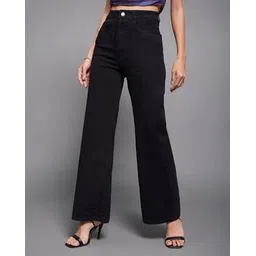 miss chase Women Wide-Leg High-Rise Jeans-picture-14