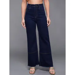 Miss Chase Women Wide Leg High-Rise Stretchable Jeans-picture-45