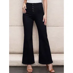 Miss Chase Women Wide Leg High-Rise Stretchable Jeans-picture-19