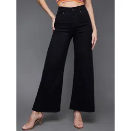 Miss Chase Women Wide Leg High-Rise Stretchable Jeans-picture-36