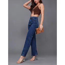 Miss Chase Women Wide Leg High-Rise Stretchable Jeans-picture-20